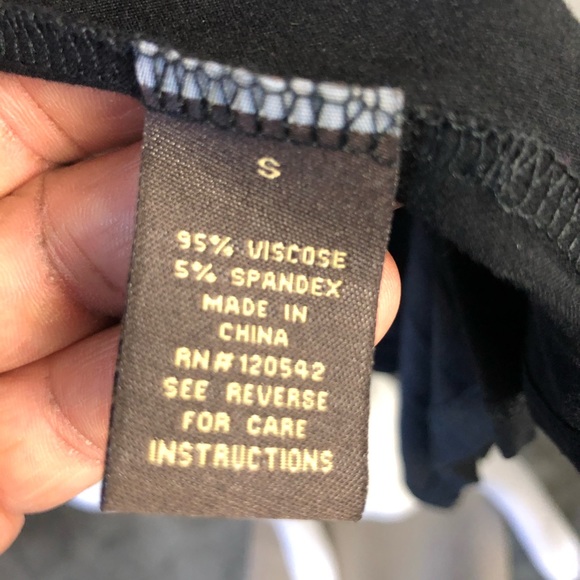 Wilster Black Sleeveless Blouse Tank Top - Picture 7 of 7